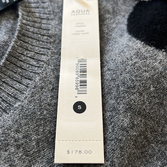 AQUA cashmere sweater size S - Picture 7 of 7